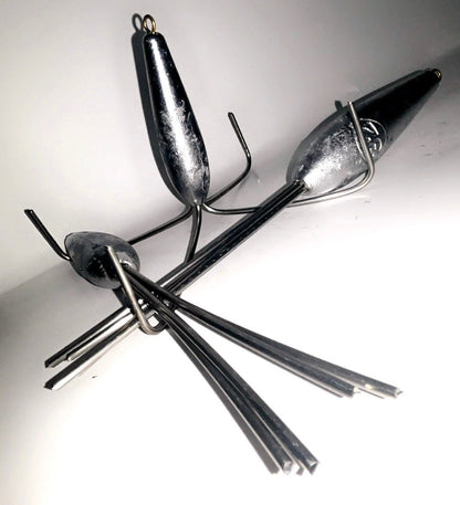 🦈 WTNT Heavy-Duty Stainless Spider Weights (3 oz – 64 oz)